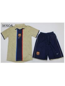 Fc Barcelona 2a Equipacion 01/02 - Enfants
