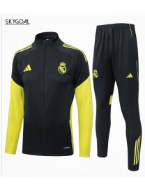 Survetement Real Madrid 2025/26- Dark Gray Cremallera Larga