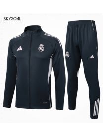 Survetement Real Madrid 2025/26- Dark Gray Ii Cremallera Larga