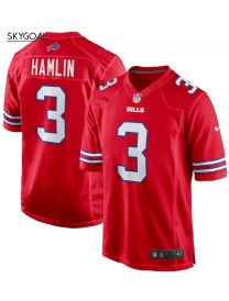 Damar Hamlin Buffalo Bills Nike Alternate Game Jersey - Red
