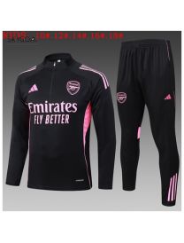 Survetement Arsenal 2025/26black Ii Half Zipper - Enfants