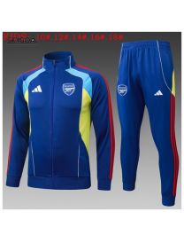 Survetement Arsenal 2025/26bule With Yellow Long Zipper - Enfants