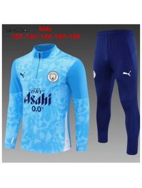 Survetement Manchester City 2025/26 Bule - Enfants