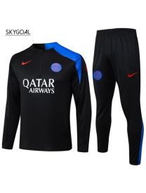 Survetement Psg T90 2025/26 Black Half Zipper