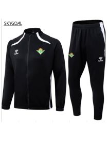 Survetement Real Betis 2025/26 Black Long Zipper