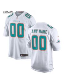 Custom Miami Dolphins - White