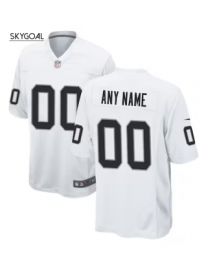 Customlas Vegas Raiders Nike Game Jersey - White