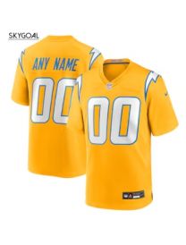 Customlos Angeles Chargers Nike Game Jersey - Gold