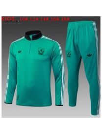Survetement Liverpool 2025/26 Green - Enfants