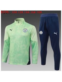 Survetement Manchester City 2025/26 Green - Enfants