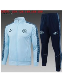 Survetement Manchester City 2025/26 Light Bule - Enfants