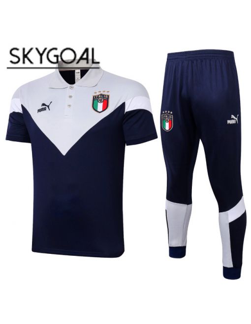 Polo Pantalones Italie 2020/21 Blanco