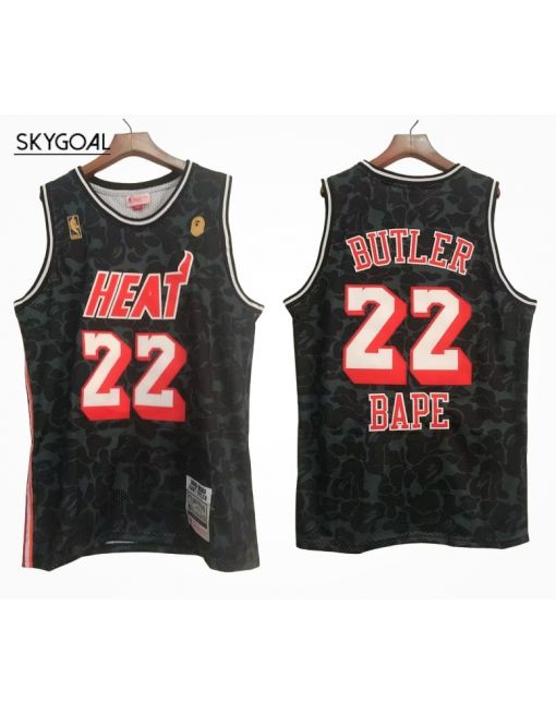 Jimmy Butler Miami Heat X Bape Black - 2023