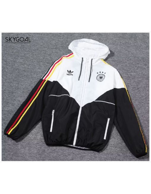 Chaqueta Con Capucha Allemagne 2024 Retro