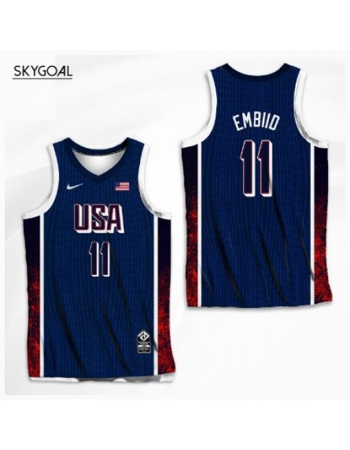 Joel Embiid Usa 2024 Jjoo París