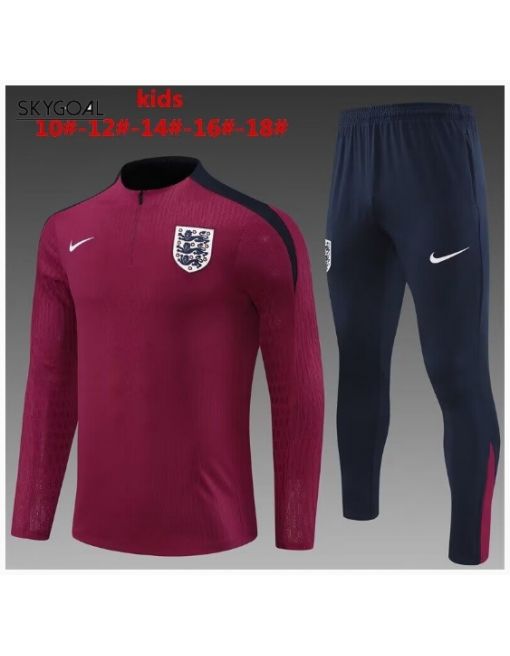 Survetement Angleterre 2024 Red - Enfants