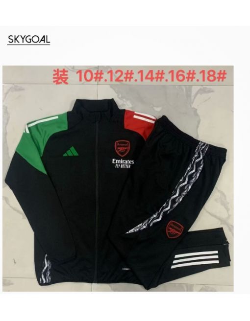 Survetement Arsenal 2024/25 Black - Enfants