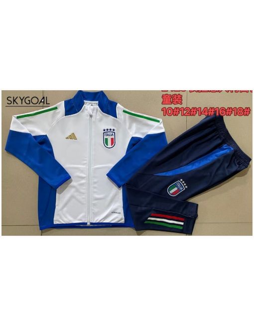 Survetement Italie 2024 White - Enfants