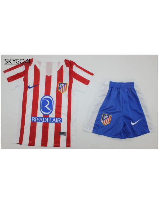 Atlético Madrid Domicile 2025/26 Filtrada - Enfants