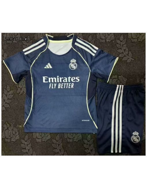Real Madrid Exterieur 2025/26 Filtrada - Enfants