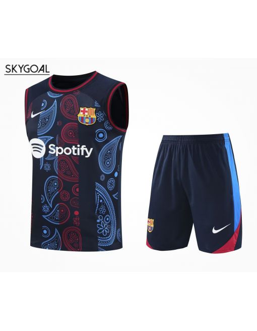 Conjunto De Maillot Del Fc Barcelona 2025/26 Azul Rojo