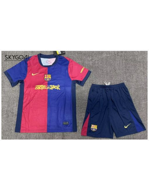 Fc Barcelona Domicile 2024/25 Travis Scott - Enfants