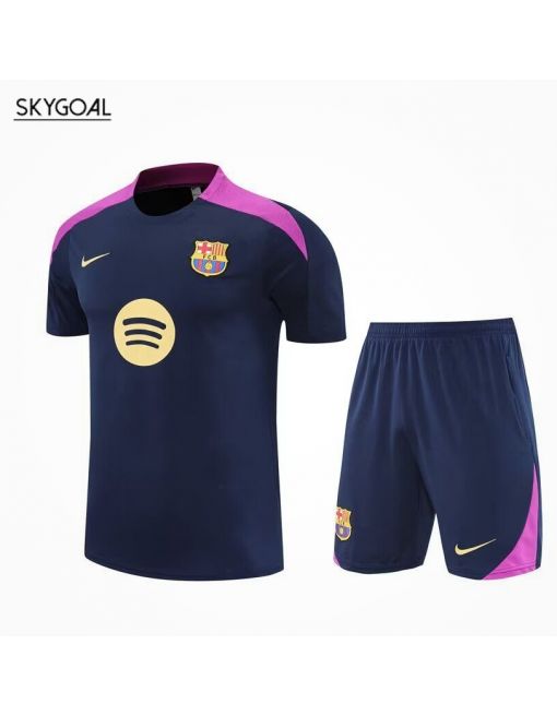 Kit Entrenamiento Fc Barcelona 2025/26 Azul