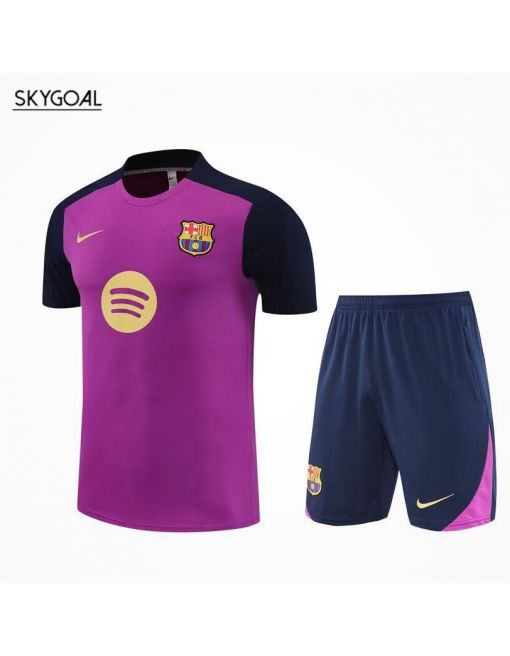 Kit Entrenamiento Fc Barcelona 2025/26 Púrpura