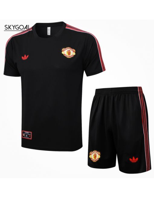 Kit Entrenamiento Manchester United 2025/26 Black