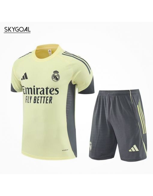 Kit Entrenamiento Real Madrid 2025/26 Amarillo