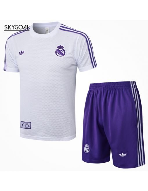 Kit Entrenamiento Real Madrid 2025/26-retro White