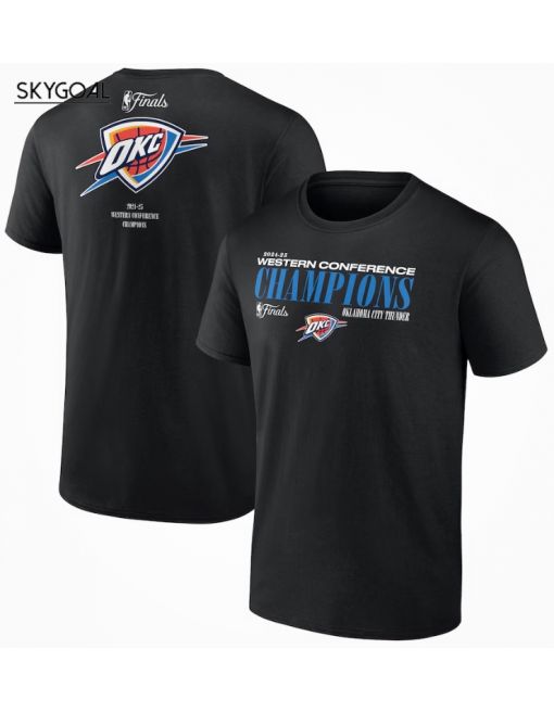 Maillot Oklahoma City Thunder Conference Champions Black