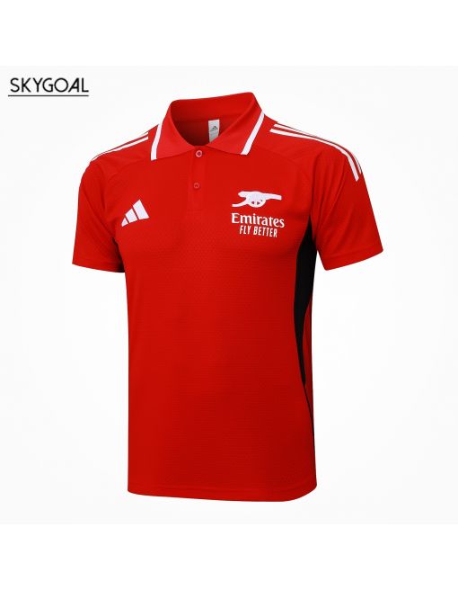 Polo Arsenal 2025/26-rojo
