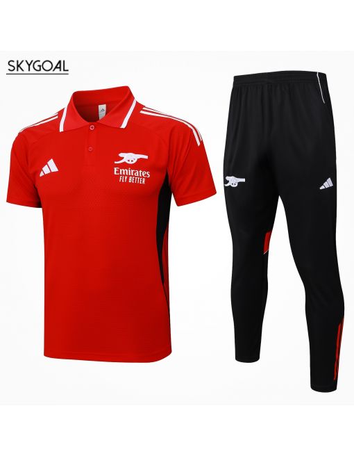 Polo Pantalones Arsenal 2025/26-rojo