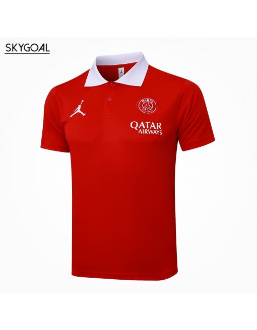 Polo Psg Maillot 2025/26-rojo