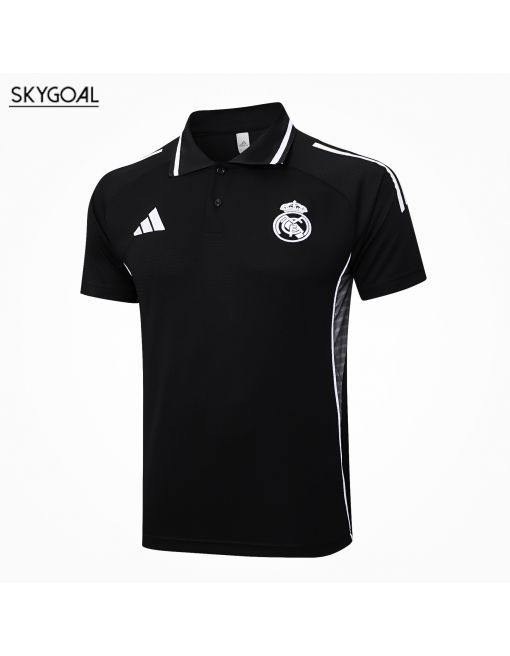 Polo Real Madrid Maillot 2025/26-black