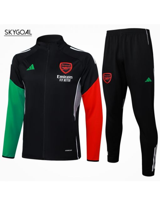 Survetement Arsenal 2025/26-long Zipper Black
