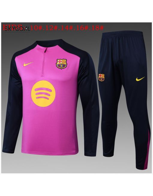 Survetement Fc Barcelona 2025/26 Purple - Enfants