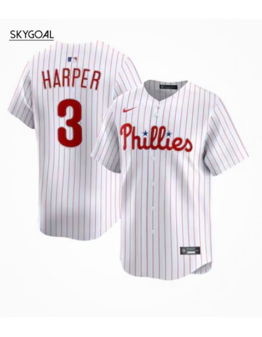 Bryce Harper Philadelphia Phillies Nike Home Limited Jersey - White