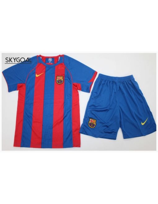 Fc Barcelona 1a Equipacion 04/05 - Enfants