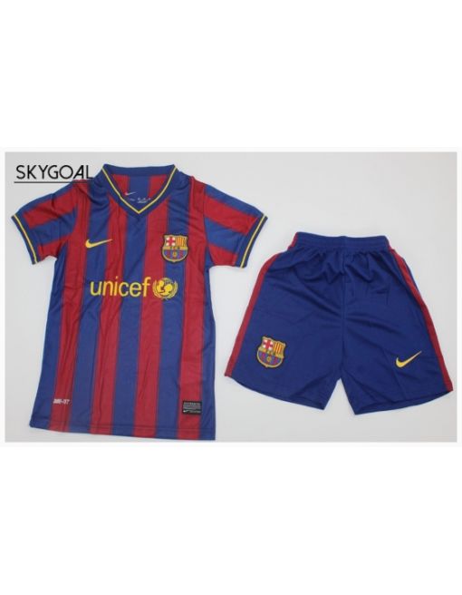 Fc Barcelona 1a Equipacion 09/10 - Enfants