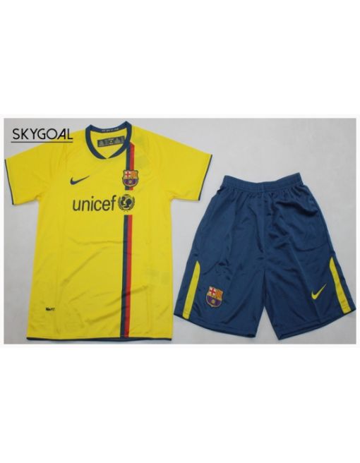 Fc Barcelona 2a Equipacion 08/09 - Enfants