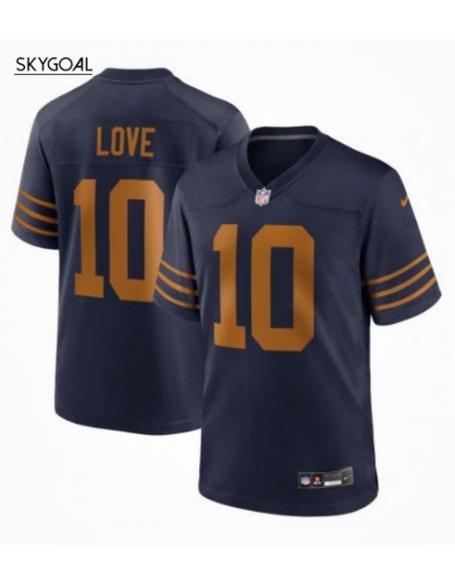 Jordan Love Green Bay Packers - Navy