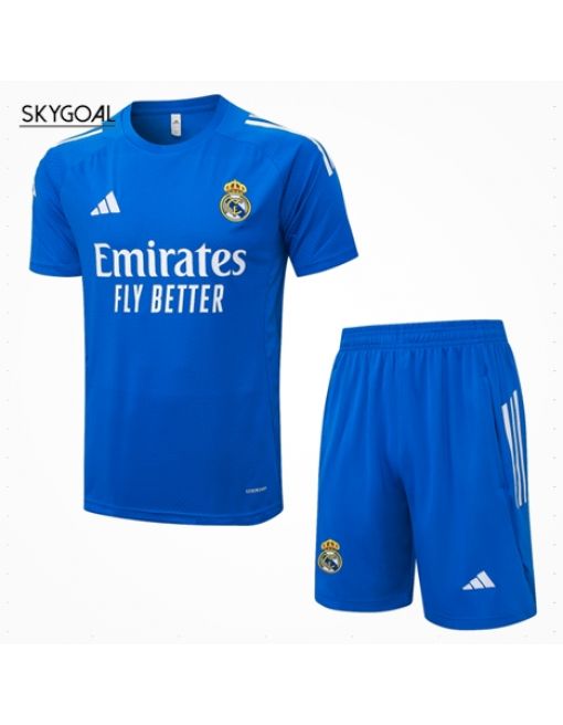 Kit Entrenamiento Real Madrid 2025/26- Light Bule