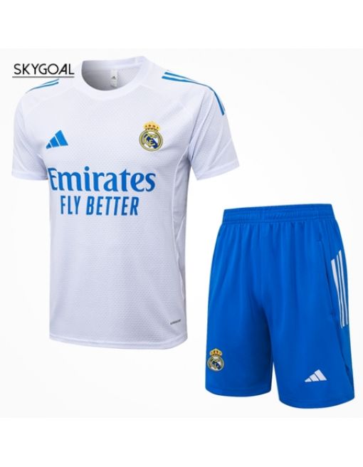 Kit Entrenamiento Real Madrid 2025/26- White Ii