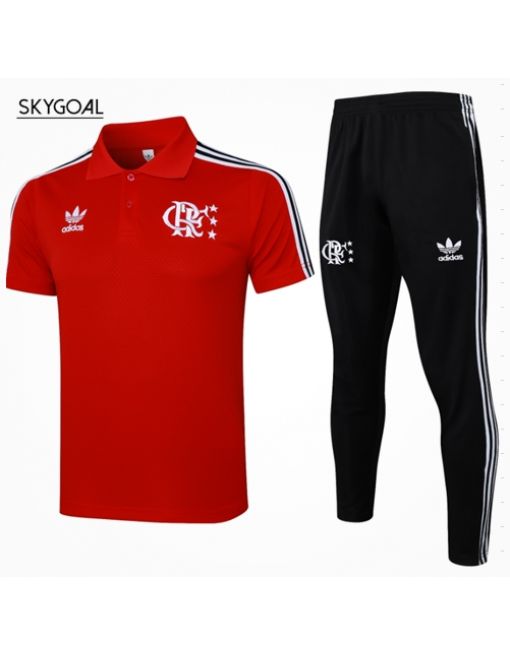 Polo Pantalones Flamengo 2025/26-red