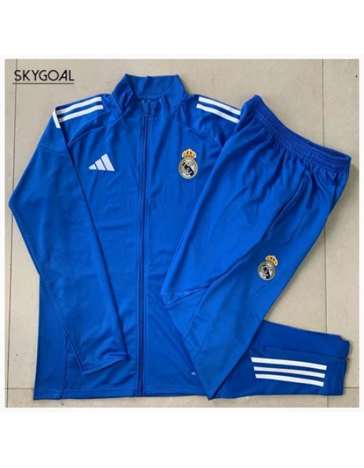 Survetement Real Madrid 2025/26-bule Ii Cremallera Larga
