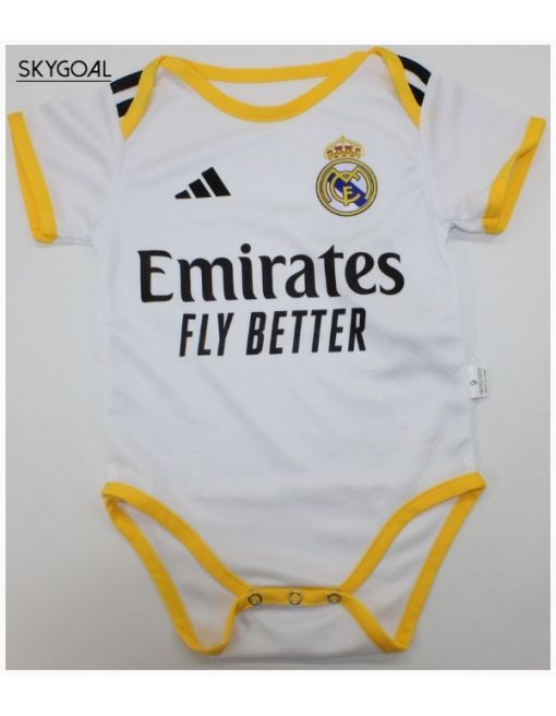 Real Madrid Domicile 2025/26 Body Bebé