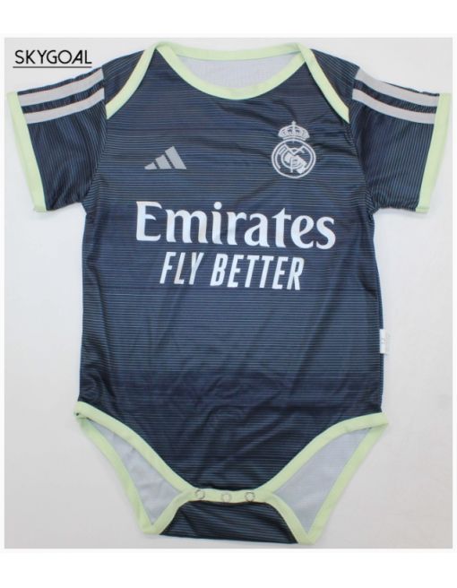 Real Madrid Exterieur 2025/26 Body Bebé