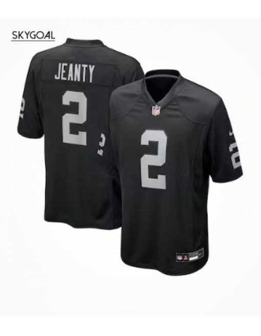 Ashton Jeanty，las Vegas Raiders Nike 2025 Nfl Draft First Round Pick Game Jersey - Black